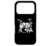 Drummer percussionniste Drum Kit Rock Musique Coque pour iPhone 17 Pro