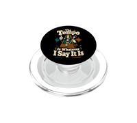 Drummer Tempo Métronome Musique Humour PopSockets PopGrip pour MagSafe