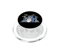 Drummers Batterie Illustration de Dessin animé PopSockets PopGrip pour MagSafe