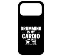 Drumming is My Cardio Fun Drummer Workout Amateur Coque pour iPhone 17 Pro Max