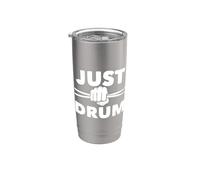 Drumming Just Drum Batteur amusant Gobelet isotherme en acier inoxydable double paroi