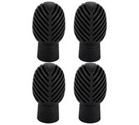 drumMute - Housses en silicone, amortisseurs d'entraînement | 4 têtes silencieuses de drumStick en caoutchouc durable, silencieux silencieux pour entraînement de répétition silencieux et