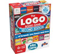 Drumond Park The Logo Mini Jeu de société Deuxième édition - Le Mini Jeu de société Familial de Voyage des Marques et des Produits Que Vous Connaissez et Aimez