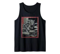 Drums Cat Music Drummer Drum Player Chaton Drummist Débardeur