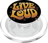 Drums de Guitare Vintage Rock Heavy Metal Cadeau Musique Live PopSockets PopGrip pour MagSafe