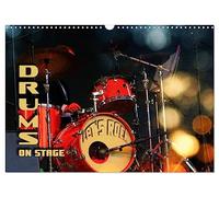 Drums On Stage - Let's Rock (Wall Calendar 2026 DIN A3 landscape), CALVENDO 12 Month Wall Calendar: Fascinating concert photos of drums from different perspectives