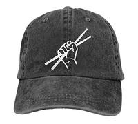 Drumsticks Drummer Men's Women's Adjustable Baseball Caps Denim Jeanet Hip-hop Cap