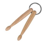 Drumsticks Key Ring - Noir, Mini Wooden Drumstick Keychain, Percussion Key Holder, Car Keys Charm, Musical Instrument Gift, 2 pouces Long | Musician, Drummer, Music Lover, Gift, Car Keys, Bag