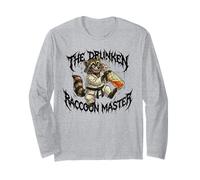 Drunk Drunk Raccoon Master Karaté Manche Longue