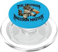 Drunk Drunk Raccoon Master Karaté PopSockets PopGrip pour MagSafe