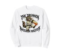 Drunk Drunk Raccoon Master Karaté Sweatshirt