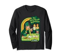 Drunk Leprechaun St. Patrick's Day Sarcastic Adult Humor Manche Longue