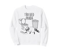 Drunk Raton Laveur Panda Trashed Sweatshirt