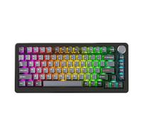 DrunkDeer A75 Pro Clavier de Jeu magnétique à déclenchement Rapide Clavier de Jeu mécanique réglable Commutateurs de Hall RVB PBT Clavier Compact TKL 82 Touches USB Filaire avec Bouton
