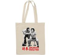 Drunken Master Kung Fu Sac fourre-tout en coton naturel Blanc
