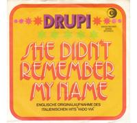 DRUPI - Vado via / She didn't remember my name / R 35.002