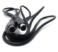 DRUT Câble Audio vidéo Mini-DIN 1,5 m 6 Broches Compatible avec Les systèmes de sonorisation, amplificateurs, Instruments de Musique, Communication de données, Programmation Radio, Radio Amateur