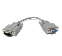 DRUT Câble série vers VGA 9 Broches Femelle vers mâle 15 Broches, 20cm, Adaptateur D9 HD15 SVGA, convertisseur de câble 0,6 Pieds