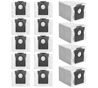 Druuzyl 14 Sacs à Poussière Compatibles pour Dreame X40/X50 Ultra/D10 Plus Gen 2/L10s Ultra Gen2, Convient à L10s Plus/L10s Pro Ultra Heat/Mova E30/P50 Pro Ultra Accessoire Aspirateur Rechange