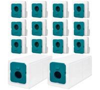 Druuzyl 14 Sacs à Poussière Originaux pour Samsung Bespoke Jet VCA-ADB9 - Compatibles Clean Station VCA-ADB9/ADB952 - Filtration HEPA - Kit de Rechange pour Aspirateur Sans Fil