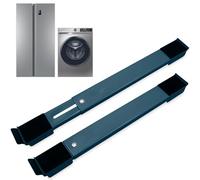 Druuzyl 2 Pièces Support Réglable pour Machine à Laver, Base Anti-Dérapante - vert foncé, Charge Max 300 kg (Lave-linge/Réfrigérateur/Canapé/Armoire)