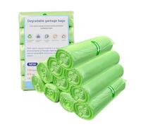 Druuzyl 200 Sacs Poubelle Biodégradables 20 Litres Sac Poubelle Compostable 50x60cm Sac à Ordures de Cuisine, Sacs Poubelle Recyclés Biodégradables pour Cuisine et Jardin