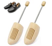 Druuzyl Embauchoirs à Chaussures 1 Paire Embauchoirs de Bois, Tendeur de Chaussures avec Ressort Spirale Tailles 42 à 46 Pour Affiner la Forme pour Femmes et Hommes Sports Shoes