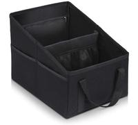 Druuzyl Organisateur Voiture 31x25x25cm Pliables Siege Avant Rangement Voiture Avec Poignées de Division et Plusieurs Poches Sac de Rangement pour Siège Arrière pour siège ou Coffre
