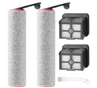 Druuzyl Rouleau de Brosse de Rechange et Filtre HEPA pour dreame H12 Pro Accessoires Aspiration Humide/Sèche 2 Rouleaux de Brosse + 2 Filtres + 1 Brosse de Nettoyage pour Nettoyage Humide/Sec