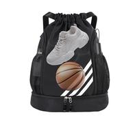 Druuzyl Sac à Cordon de Sport Sacs de Gym Sac de Sport, Étanche Pliable Sac à Dos à Cordon, Étanche Sac à Dos, Unisex Gym Sack Drawstring Bag pour Voyage Gym Plage L'école Sport