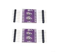 DRV8837 Lot de 2 modules de pilote de moteur 1,8 A double pont en H, entrée 1,8 V-12 V, PCB compact pour moteurs à engrenages CC et pas à pas, mode veille à faible puissance, compatible avec ARDUINO