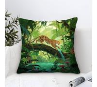 DRVASMXCP Fleurs et plantees Taies D'oreillers Impression 3D Résistant Qualité Plante Housse De Coussin Décor À La Maison Cadeaux Uniques pour Canapé Chambre Chaise Lit 50x50cm