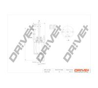 Drve+ DP1110.13.0101 Filtre à carburant pour AUDI,SEAT,SKODA,VW
