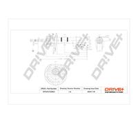 Drve+ DP1610.10.0653 Amortisseur pour MERCEDES-BENZ