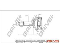 Drve+ DP2110.10.1135 Jeu de joints, arbre de transmission pour CHEVROLET,DAEWOO