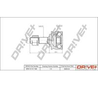 Drve+ DP2110.10.1189 Jeu de joints, arbre de transmission pour FIAT