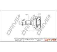 Drve+ DP2110.10.1545 Jeu de joints, arbre de transmission pour PEUGEOT