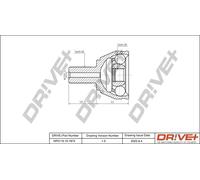 Joint de cardan DP2110.10.1872 Drve+ pour FORD VOLVO