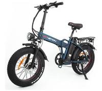 DRVETION AT20 - Vélo électrique pliant 20" Bleu, Batterie 10Ah, Moteur 250W, Vitesse max 25 km/h, Freins à huile, 7 Vitesses Shimano Bleu