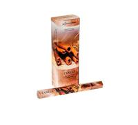 DRW Bâtonnets d'encens Cannelle Cannelle 24 cm (100 unités Environ) + Tampon Saint Pancrace