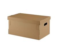DRW Boîte en carton auto-assemblable avec couvercle 5 unités 36,5 x 28,5 x 16,5 cm