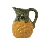 DRW Carafe en céramique avec raisins jaunes et verts 21 x 18 x 23 cm