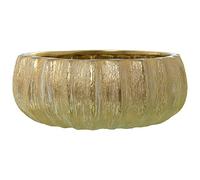 DRW Centre Rond en céramique en Or 12x32x32 cm