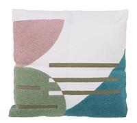 DRW Coussin carré Abstrait avec Fermeture éclair en Polyester 45 x 45 cm