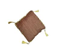 DRW Coussin Marron pour Mettre des Figures, Enfant Jésus, etc 30x30x3 cm; 42 cm Diagonale