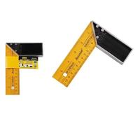 DRW Équerre de Charpentier Jaune métal 12 unités 15 cm x 20 m