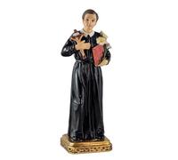 DRW Figurine Saint Gerardo Enceinte résine Peinte à la Main 20 cm
