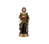 DRW Figurine Saint-Isidro Labrador en résine Peinte à la Main 13 cm