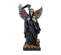 DRW Figurine Sainte Mort Noire avec Ailes 18x11x33 cm
