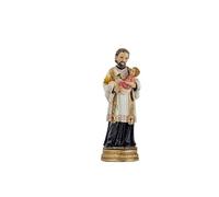 DRW Figurine San Cayetano de Guzman Résine Peinte à la Main 13 cm